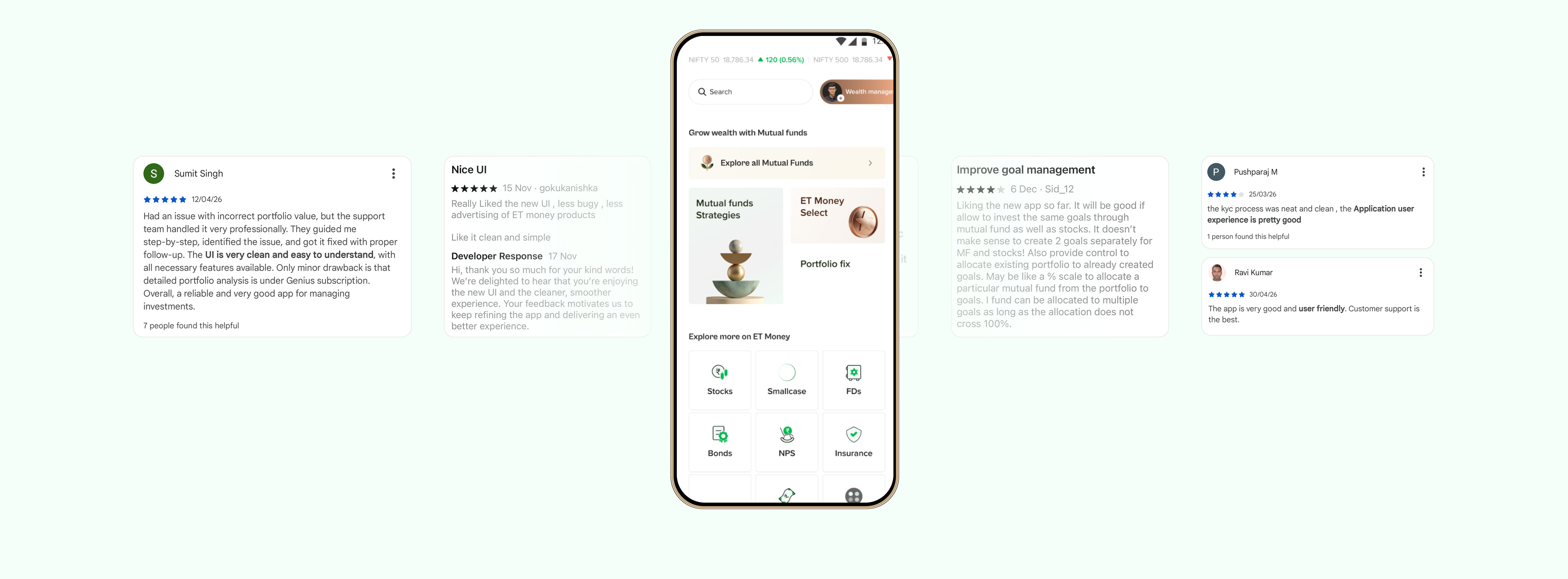 ET Money Explore redesign