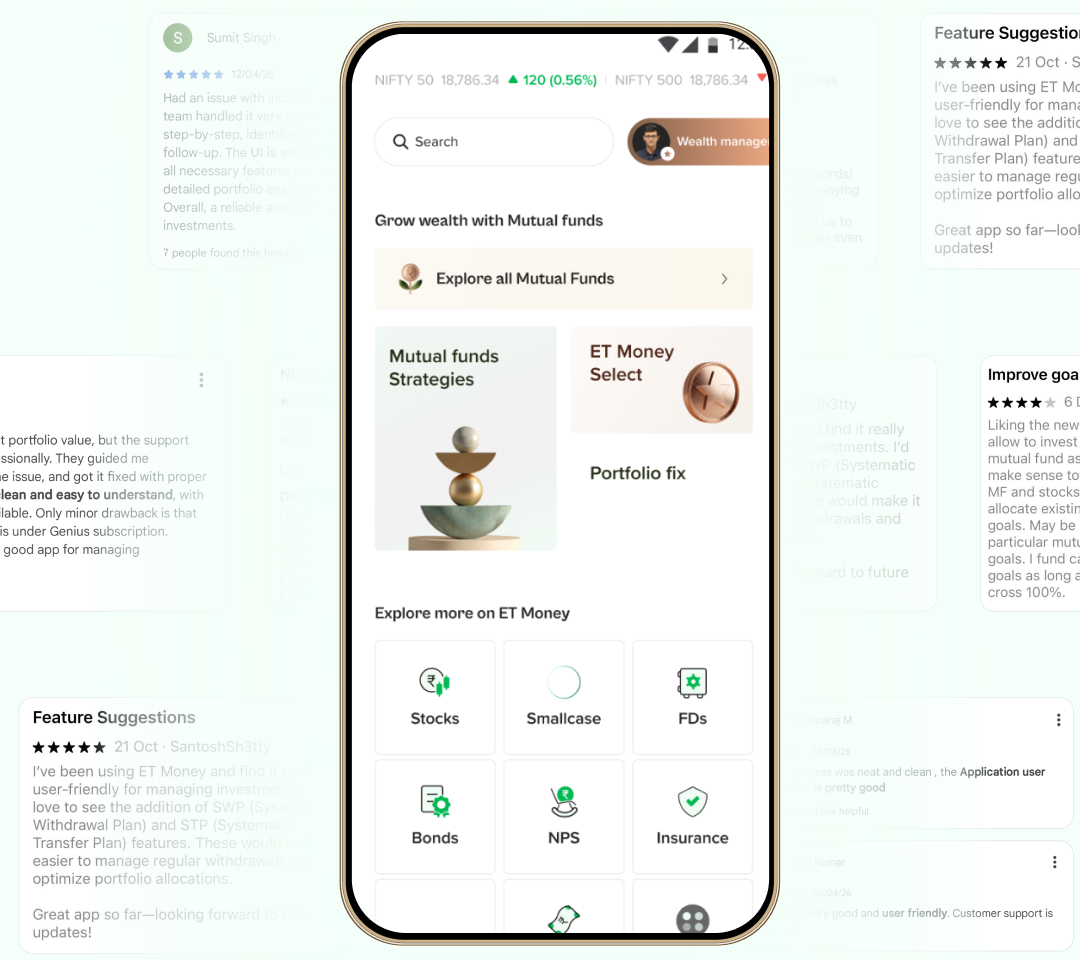 ET Money Explore redesign