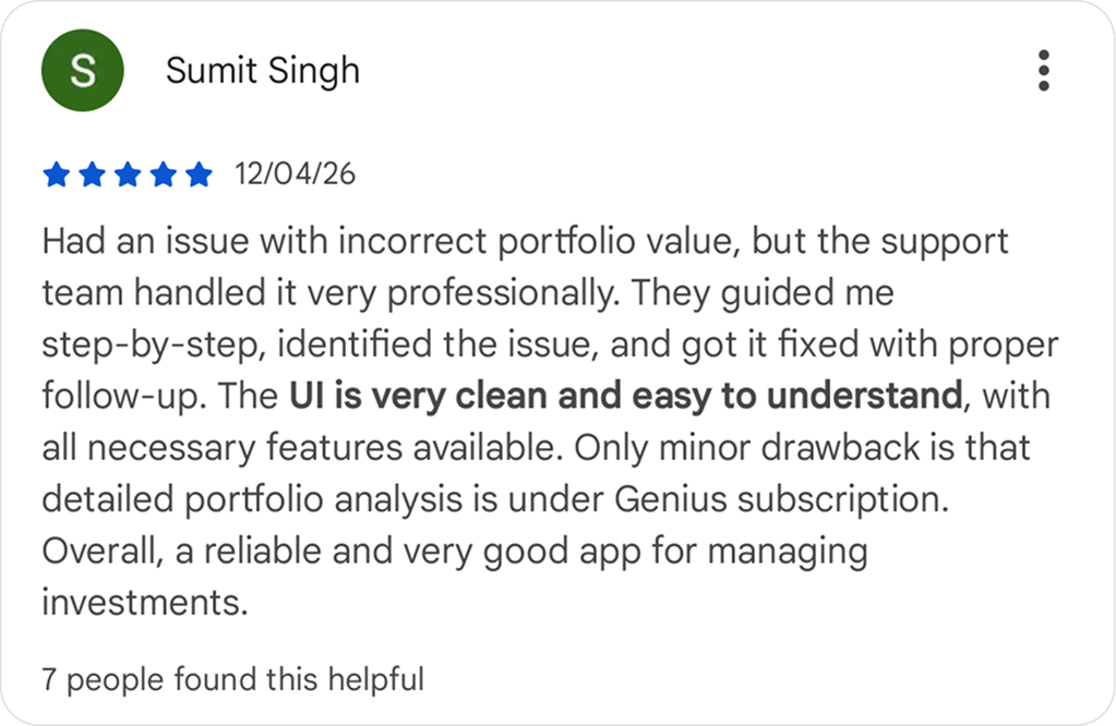User review 1