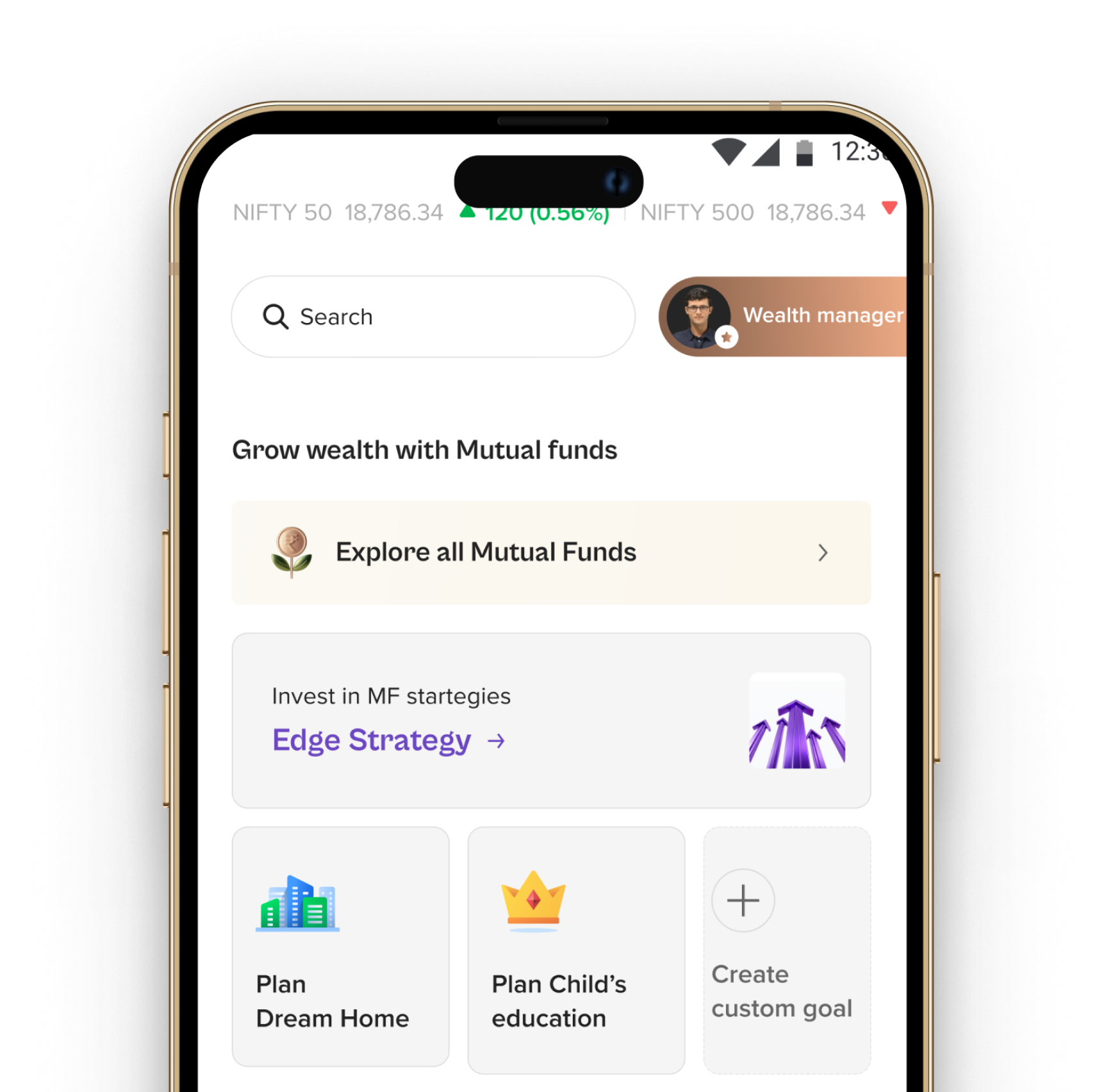 ET Money home screen redesign